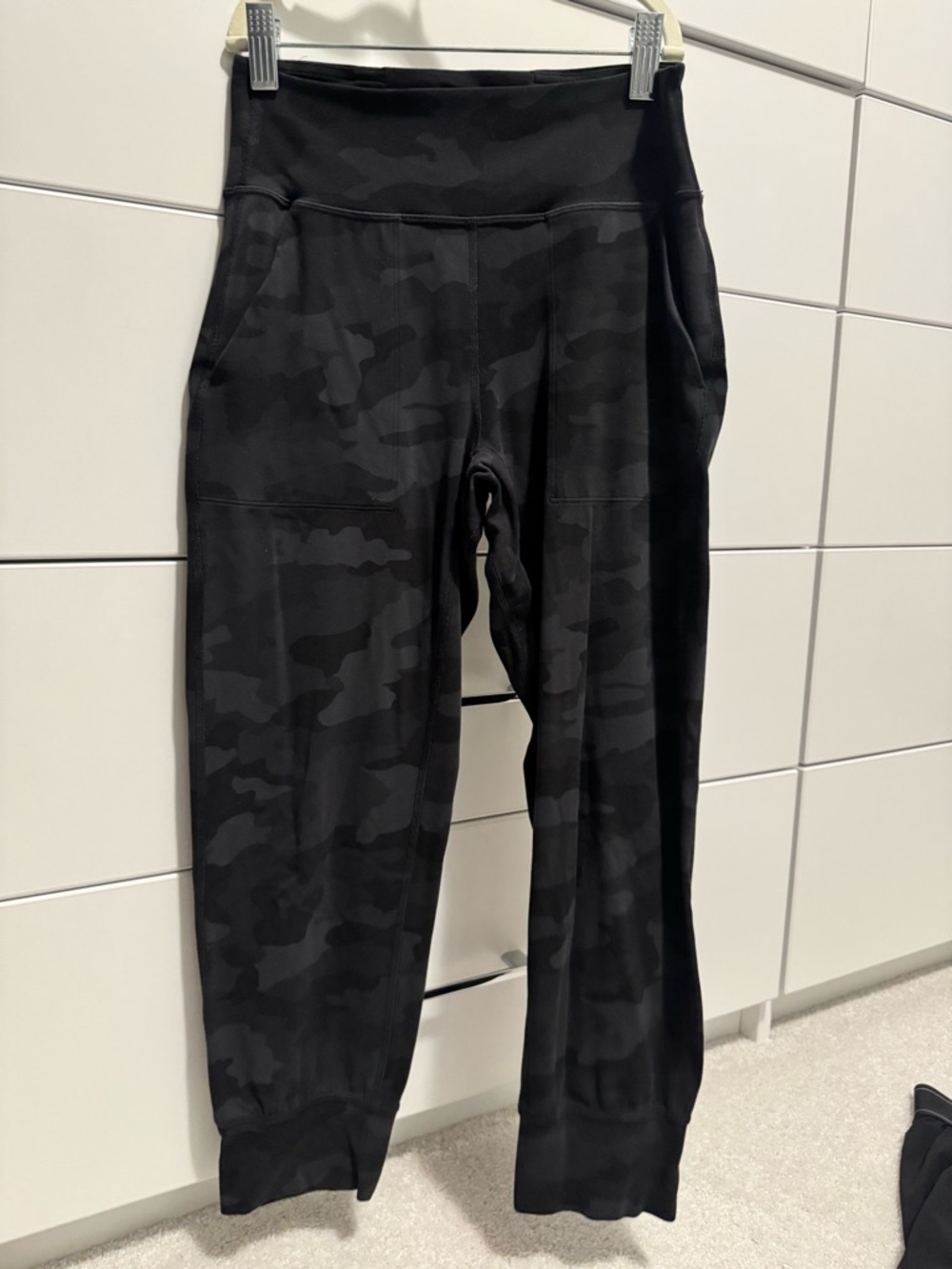 lululemon athletica Black Camo High-Rise Joggers